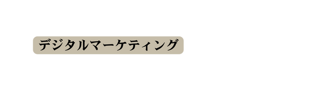 デジタルマーケティング