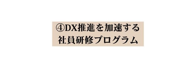 DX推進を加速する 社員研修プログラム