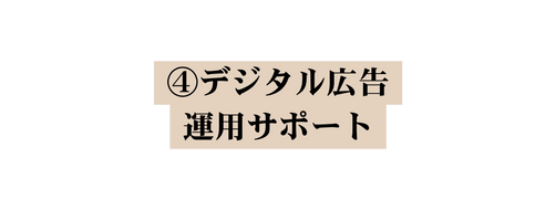 デジタル広告 運用サポート