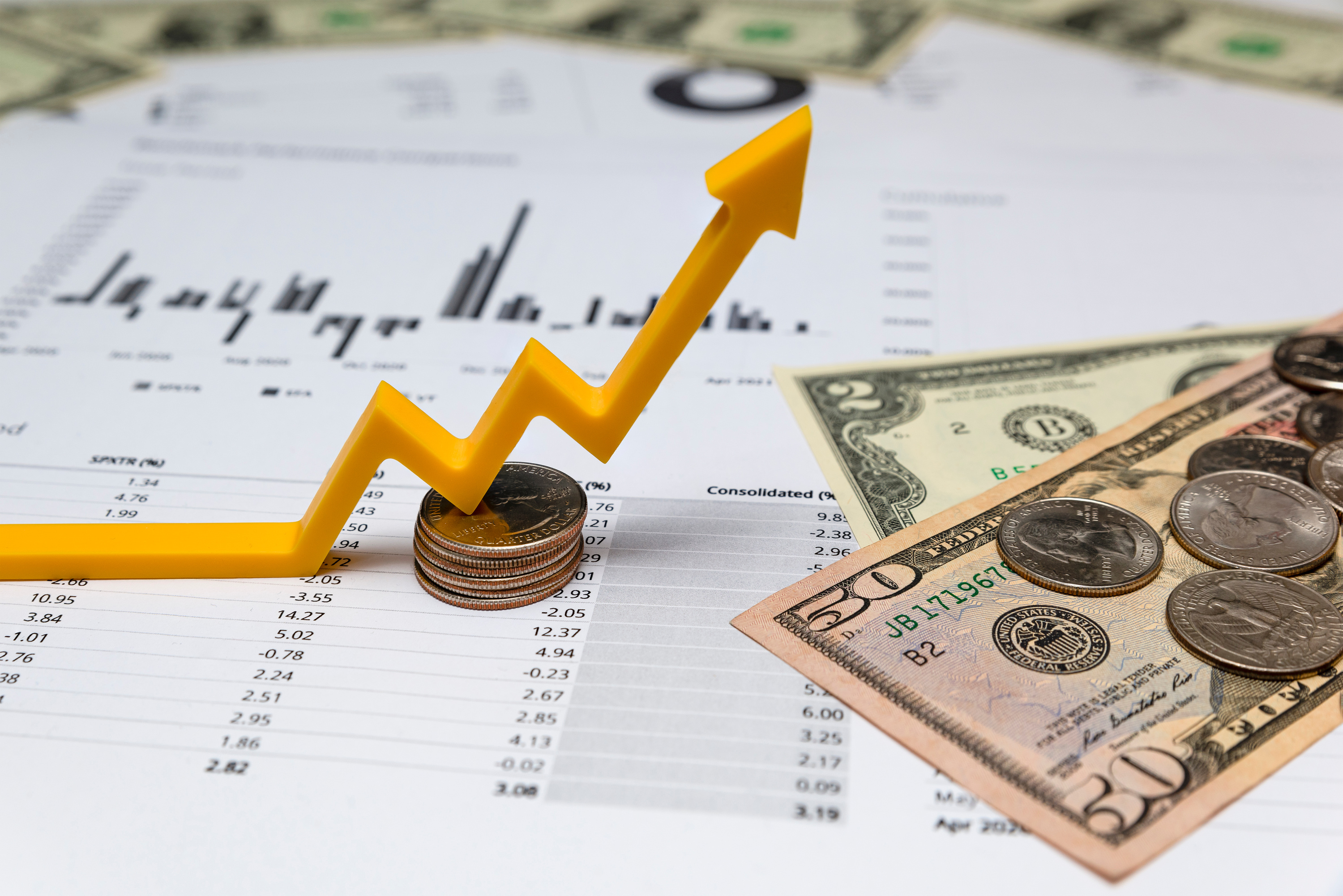 Investor Income Growth Concept